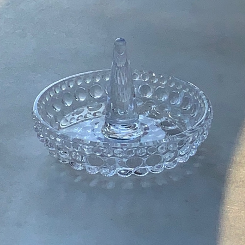 GODINGER STUIO CRYSTAL RING HOLDER DOTS ROUND NEW - Picture 3 of 7